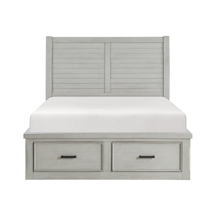 Homelegance - Willowbrook 3 Piece California King Bedroom Set in Light Gray - 1337K-1CK-3SET - GreatFurnitureDeal