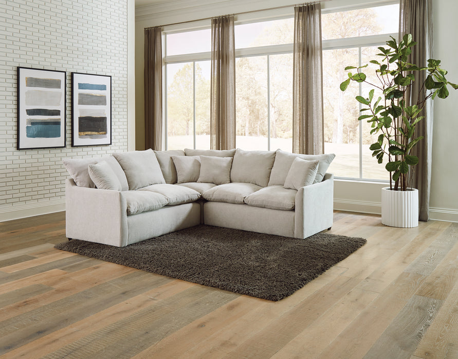 Jackson Furniture - Harper 3 Piece Sectional in Oyster - 1345-62-59-72-OYSTER