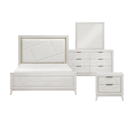 Homelegance - Asteria 3 Piece California King Bedroom Set in Antique White - 1355K-1CK-3SET - GreatFurnitureDeal