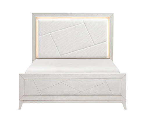 Homelegance - Asteria California King Bed in Antique White - 1355K-1CK - GreatFurnitureDeal