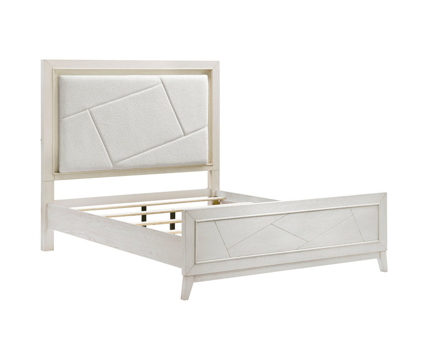Homelegance - Asteria King Bed in Antique White - 1355K-1EK - GreatFurnitureDeal