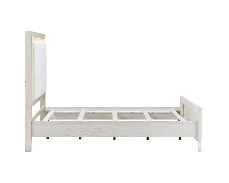 Homelegance - Asteria 3 Piece California King Bedroom Set in Antique White - 1355K-1CK-3SET - GreatFurnitureDeal