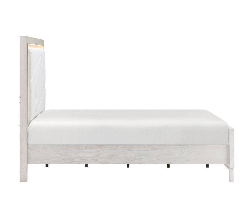 Homelegance - Asteria King Bed in Antique White - 1355K-1EK - GreatFurnitureDeal