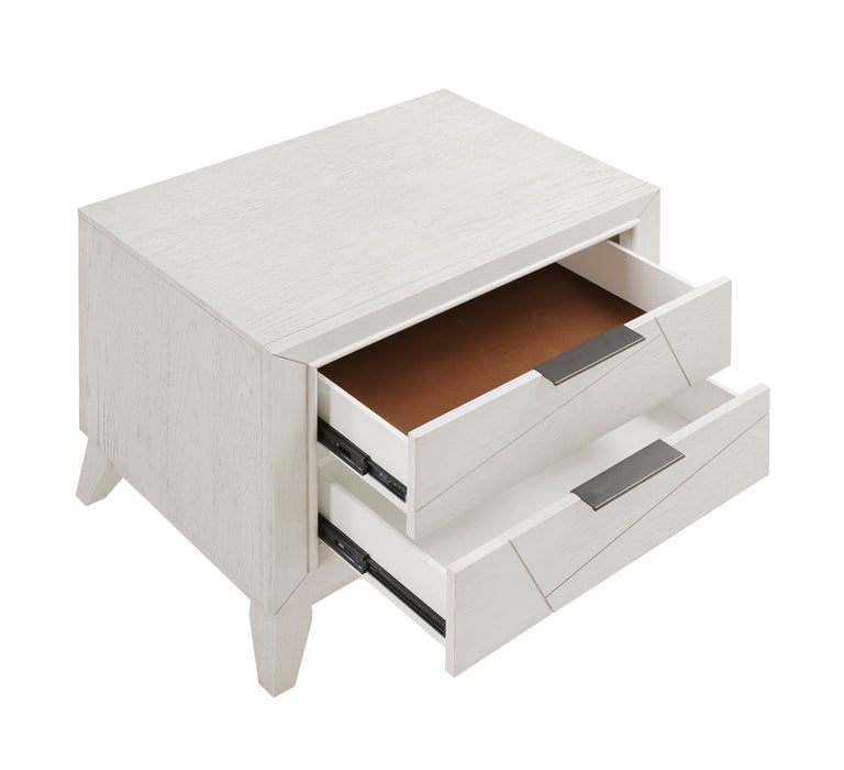 Homelegance - Asteria 6 Piece California King Bedroom Set in Antique White - 1355K-1CK-6SET