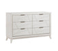 Homelegance - Asteria 6 Drawer Dresser in Antique White - 1355-5 - GreatFurnitureDeal