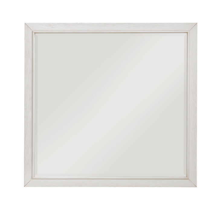 Homelegance - Asteria 6 Drawer Dresser and Mirror Set in Antique White - 1355-5-6 - GreatFurnitureDeal