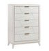 Homelegance - Asteria 5 Drawer Chest in Antique White - 1355-9 - GreatFurnitureDeal