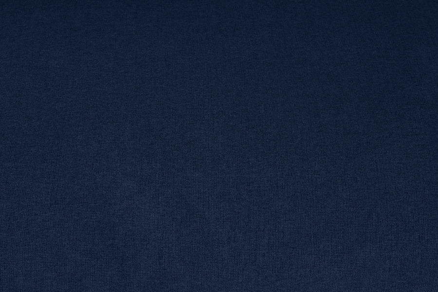 Meridian Furniture - Serene 197" Linen Textured Fabric Upholstered Deluxe Comfort 7 Piece Modular Sectional - 601Navy-Sec7B - GreatFurnitureDeal