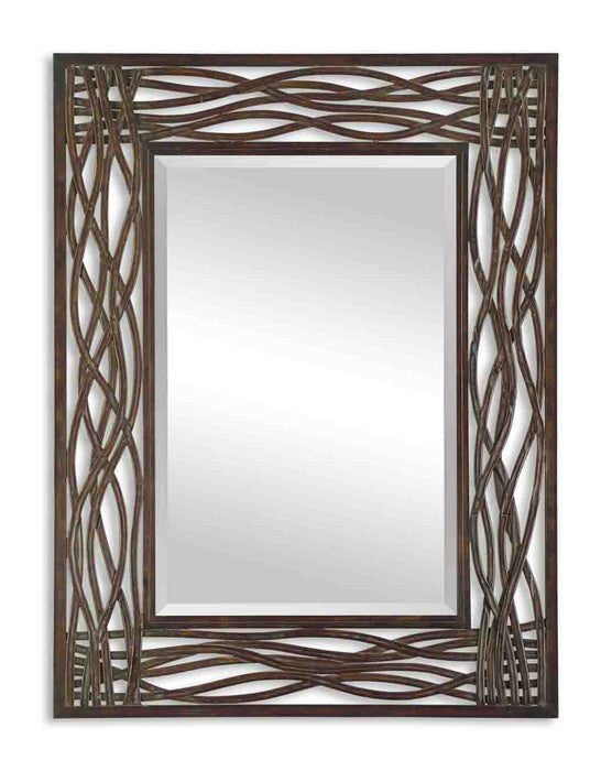 Uttermost - Dorigrass Brown Metal Mirror - 13707 - GreatFurnitureDeal