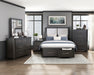 Homelegance - Gilbert Queen Platform Bed with Footboard Storage in Charcoal - 1381-1 - GreatFurnitureDeal