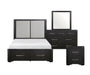 Homelegance - Gilbert Queen Platform Bed with Footboard Storage in Charcoal - 1381-1 - GreatFurnitureDeal