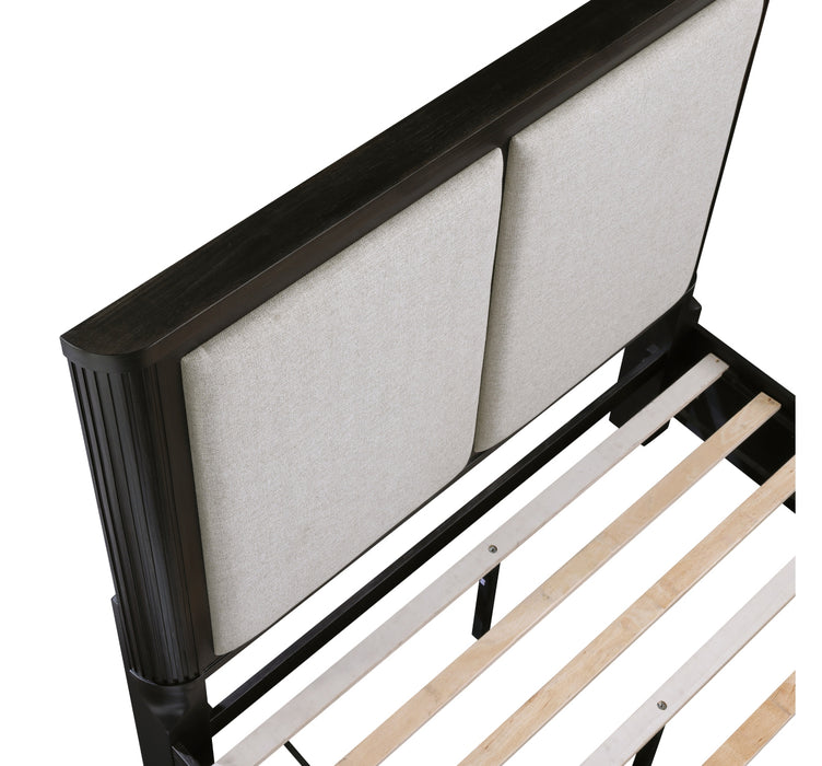 Homelegance - Gilbert 3 Piece King Platform Bedroom Set with Footboard Storage in Charcoal - 1381K-1EK-3SET - GreatFurnitureDeal