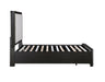 Homelegance - Gilbert California King Platform Bed with Footboard Storage in Charcoal - 1381K-1CK - GreatFurnitureDeal