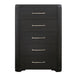 Homelegance - Gilbert 5 Drawer Chest in Charcoal - 1381-9 - GreatFurnitureDeal
