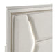 Homelegance - Audra California King Upholstered Bed with LED Lighting in White and Gold - 1383K-1CK - GreatFurnitureDeal