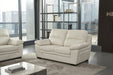 American Eagle Furniture - EK045 Ivory Italian Leather 2 Piece Sofa SET - EK045-IV-SL - GreatFurnitureDeal