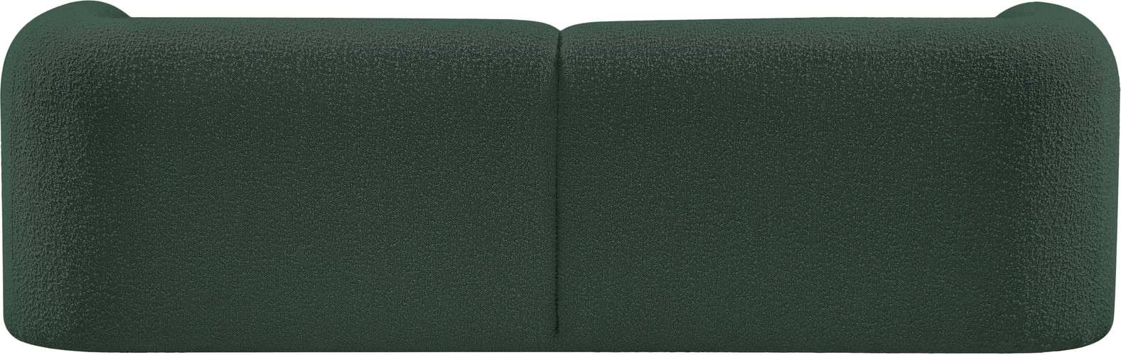 Meridian Furniture - Emory 89" Green Boucle Fabric Upholstered Sofa - 139Green-S - GreatFurnitureDeal