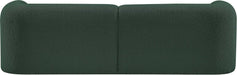 Meridian Furniture - Emory 89" Green Boucle Fabric Upholstered Sofa - 139Green-S - GreatFurnitureDeal