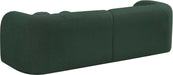 Meridian Furniture - Emory 89" Green Boucle Fabric Upholstered Sofa - 139Green-S - GreatFurnitureDeal