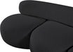 Meridian Furniture - Venti 88.5" Black Boucle Fabric Upholstered Sofa - 140Black-S - GreatFurnitureDeal