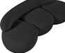 Meridian Furniture - Venti 88.5" Black Boucle Fabric Upholstered Sofa - 140Black-S - GreatFurnitureDeal