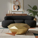 Meridian Furniture - Venti 88.5" Black Boucle Fabric Upholstered Sofa - 140Black-S - GreatFurnitureDeal