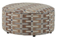Southern Home Furnishings - Jango Fossil Cocktail Ottoman in Multi - 140 Jango Fossil Cocktail Ottoman-MTO - GreatFurnitureDeal
