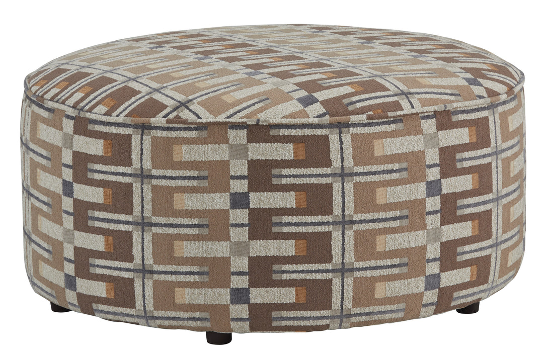 Southern Home Furnishings - Jango Fossil Cocktail Ottoman in Multi - 140 Jango Fossil Cocktail Ottoman-MTO - GreatFurnitureDeal