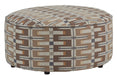 Southern Home Furnishings - Jango Fossil Cocktail Ottoman in Multi - 140 Jango Fossil Cocktail Ottoman-MTO - GreatFurnitureDeal