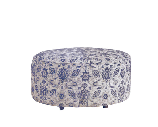 Southern Home Furnishings - Limbu Indigo Cocktail Ottoman in Multi - 140 Limbu Indigo Cocktail Ottoman-MTO - GreatFurnitureDeal