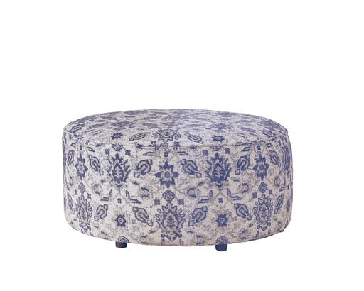 Southern Home Furnishings - Limbu Indigo Cocktail Ottoman in Multi - 140 Limbu Indigo Cocktail Ottoman-MTO - GreatFurnitureDeal