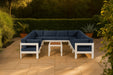 Meridian Furniture - Nizuc 120" Water Resistant Fabric Upholstered Outdoor Patio 10 Piece Modular Sectional - 375Navy-Sec10B - GreatFurnitureDeal
