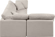 Meridian Furniture - Indulge 105" Beige Linen Textured Fabric Upholstered 4pc. Sectional - 141Beige-Sec4B - GreatFurnitureDeal