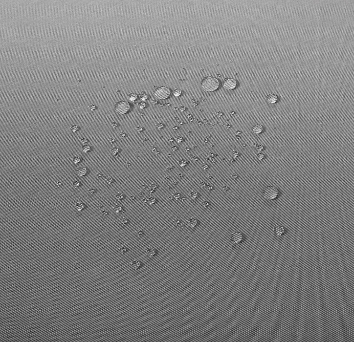 Meridian Furniture - Nizuc 150" Water Resistant Fabric Upholstered Outdoor Patio 8 Piece Modular Sectional - 376Grey-Sec8A - GreatFurnitureDeal