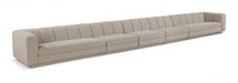 Meridian Furniture - Modari Beige Fabric Upholstered 5pc. Sofa - 143Beige-S5A - GreatFurnitureDeal