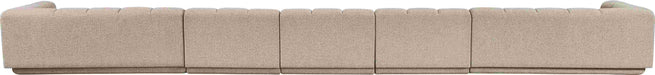 Meridian Furniture - Modari Beige Fabric Upholstered 5pc. Sofa - 143Beige-S5A - GreatFurnitureDeal