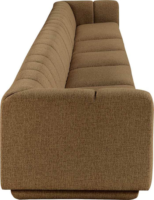 Meridian Furniture - Modari Brown Fabric Upholstered 5pc. Sofa - 143Brown-S5A - GreatFurnitureDeal