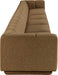 Meridian Furniture - Modari Brown Fabric Upholstered 5pc. Sofa - 143Brown-S5A - GreatFurnitureDeal