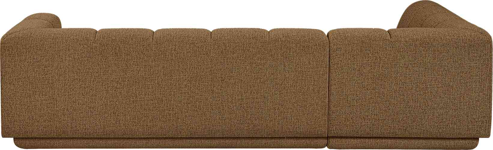 Meridian Furniture - Modari Brown Fabric Upholstered 2pc. Sectional - 143Brown-Sec2A - GreatFurnitureDeal