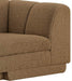 Meridian Furniture - Modari Brown Fabric Upholstered 5pc. Sectional - 143Brown-Sec5A - GreatFurnitureDeal