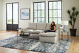 Jackson Furniture - Ciampino Ice 2 Piece Modular Sectional Sofa - 720368946818-2SEC - GreatFurnitureDeal