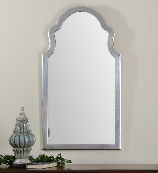 Uttermost - Brayden Arched Silver Mirror -14479 - GreatFurnitureDeal