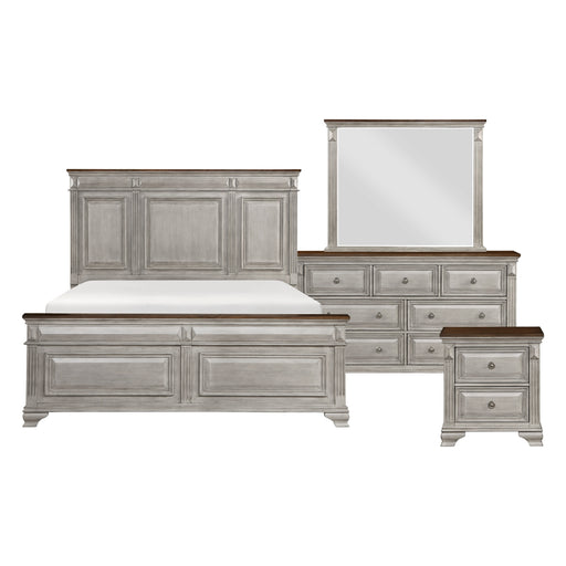 Homelegance - Marquette 3 Piece King Bedroom Set in Brown/Grey - 1449K-1EK-3SET - GreatFurnitureDeal