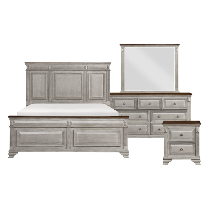 Homelegance - Marquette 3 Piece King Bedroom Set in Brown/Grey - 1449K-1EK-3SET - GreatFurnitureDeal