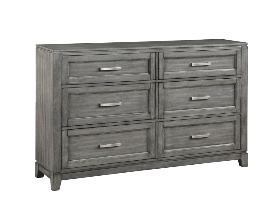 Homelegance - Garretson 5 Piece Twin Bedroom Set in Gray - 1450T-1*9 - GreatFurnitureDeal