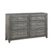 Homelegance - Garretson 5 Piece California King Bedroom Set in Gray - 1450K-1CK-5SET - GreatFurnitureDeal