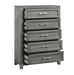Homelegance - Garretson 5 Piece King Bedroom Set in Gray - 1450K-1EK*9 - GreatFurnitureDeal