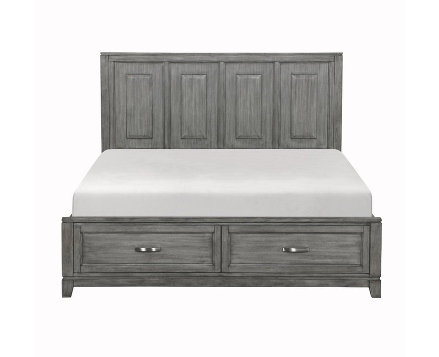 Homelegance - Garretson 5 Piece California King Bedroom Set in Gray - 1450K-1CK*9 - GreatFurnitureDeal