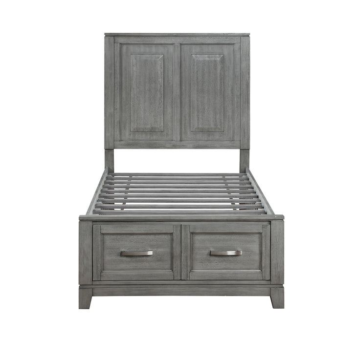 Homelegance - Garretson 3 Piece Twin Bedroom Set in Gray - 1450T-1-3SET - GreatFurnitureDeal