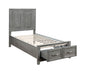 Homelegance - Garretson 3 Piece Twin Bedroom Set in Gray - 1450T-1-3SET - GreatFurnitureDeal